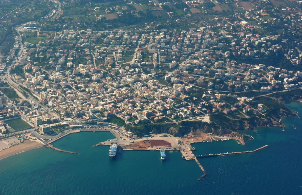 aerial view of rafina harbour 20.02.2009 12 20 04
